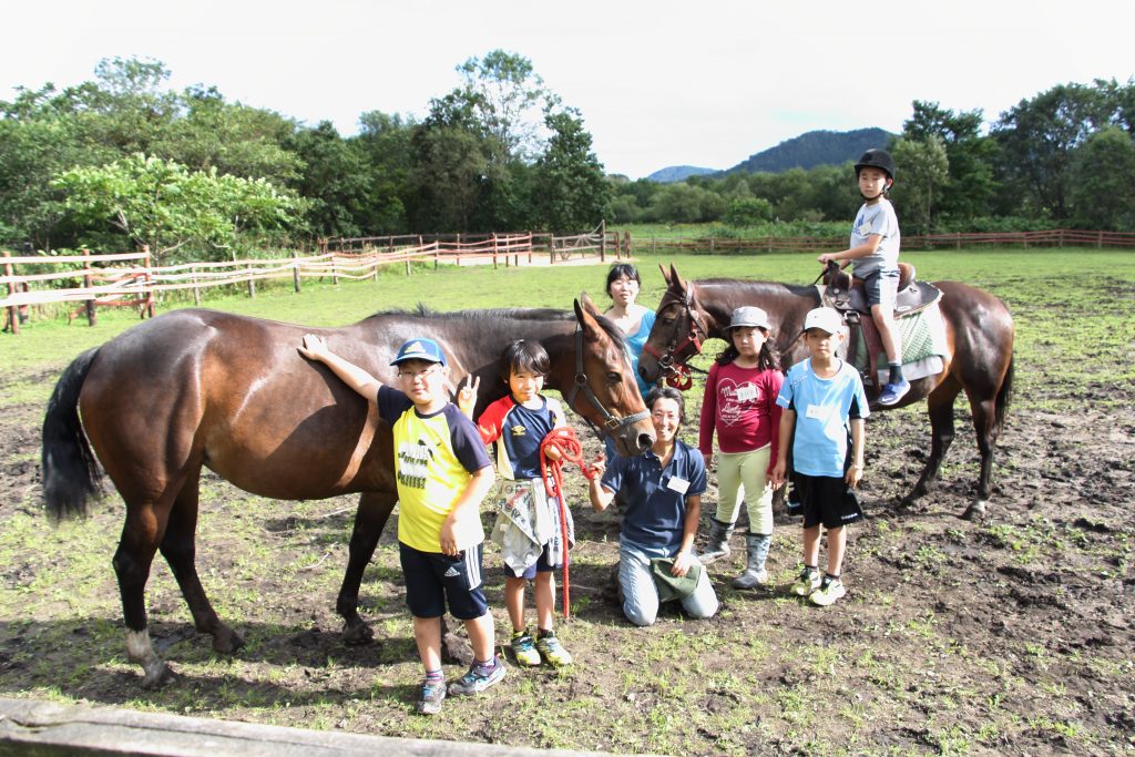 楽しく、そして癒やされるひき馬体験。